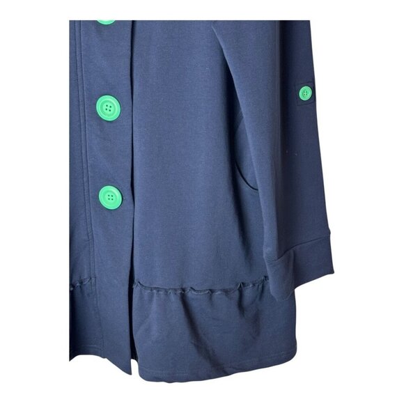 Matilda Jane Jacket Women Medium Navy‎ Blue A Million Little Things Coat Preppy - Picture 8 of 15